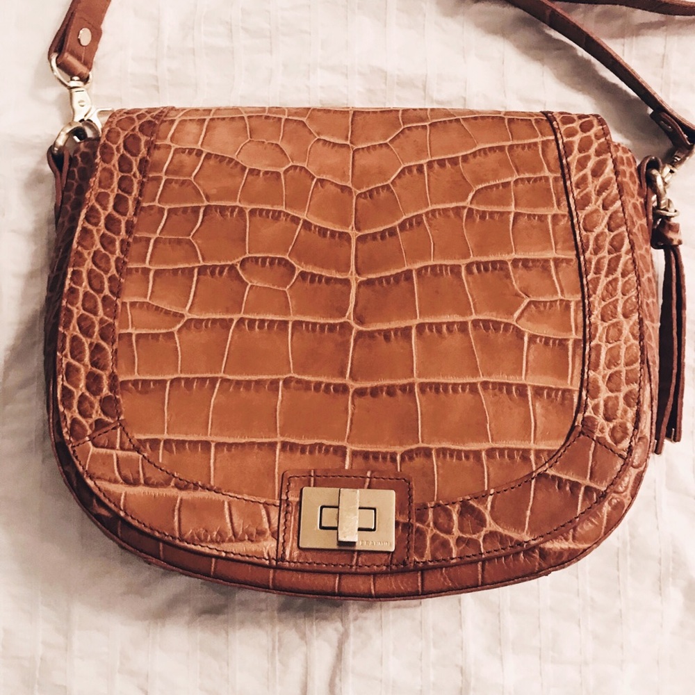 Brahmin Melbourne collection cross body saddle bag - Picture 3 of 8
